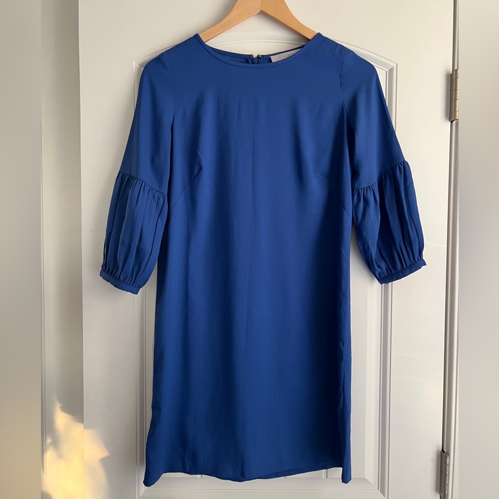 LOFT Royal Blue Shift Dress
